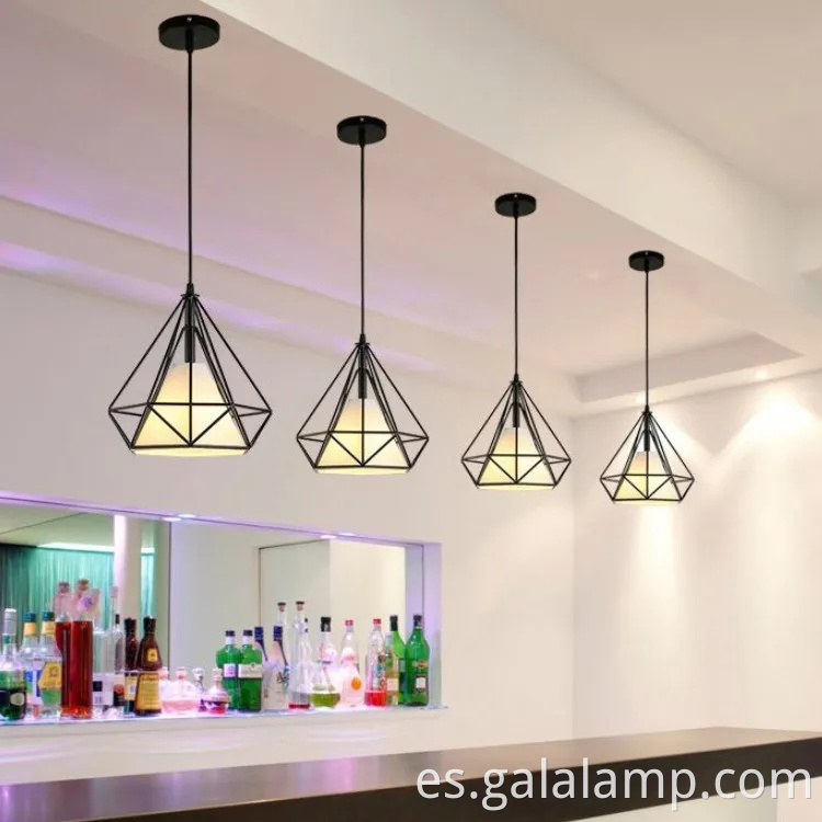Landelier LED moderno elegante para restaurantes y cafés elegantes